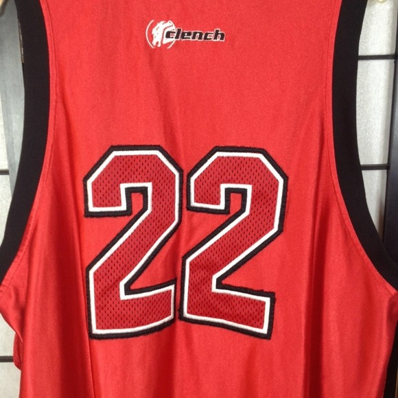 Clench Jeans Jersey Chicago Hall Of Fame Red 22 - Picture 5 of 8